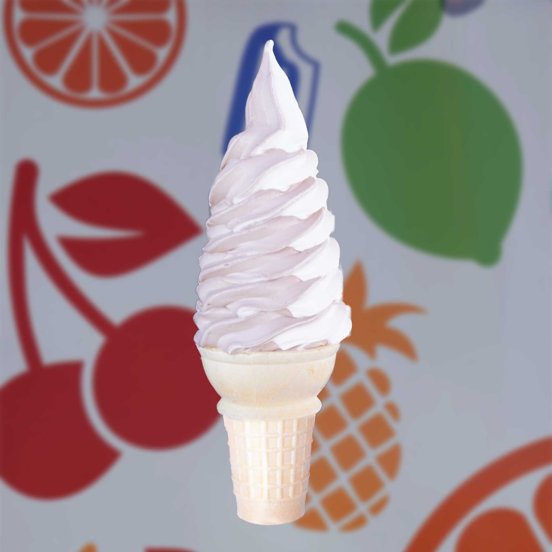 Vanilla and Chocolate Twist Ice Cream Cone